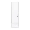 Wookids Armoires Enfant Armoire 1 Porte Façade Tiroir Blanc -Armoires enfant Soldes armoire 1 porte facade tiroir blanc