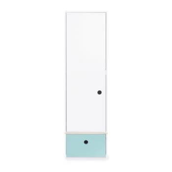 Wookids Armoires Enfant Armoire 1 Porte Façade Tiroir Bleu Ciel 8 Wookids Armoires Enfant Armoire 1 Porte Façade Tiroir Bleu Ciel – Image 6