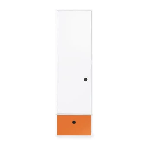 Wookids Armoires Enfant Armoire 1 Porte Façade Tiroir Orange 3 Wookids Armoires Enfant Armoire 1 Porte Façade Tiroir Orange