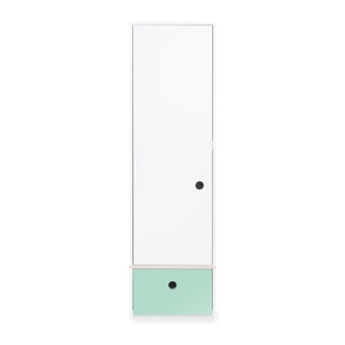 Wookids Armoires Enfant Armoire 1 Porte Façade Tiroir Vert Menthe 3 Wookids Armoires Enfant Armoire 1 Porte Façade Tiroir Vert Menthe