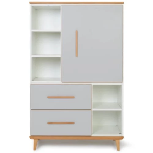 Wookids Armoires Enfant Armoire 147cm 1 Porte 2 Tiroirs Manhattan Gris 3 Wookids Armoires Enfant Armoire 147cm 1 Porte 2 Tiroirs Manhattan Gris