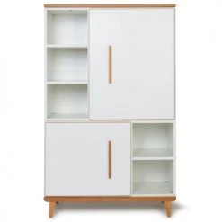 Wookids Armoires Enfant Armoire 147cm 2 Portes Blanc