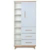 Wookids Armoires Enfant Armoire 198cm 1 Porte 3 Tiroirs Bleu Ciel 1 Wookids Armoires Enfant Armoire 198cm 1 Porte 3 Tiroirs Bleu Ciel -Armoires enfant Soldes armoire 198cm 1 porte 3 tiroirs bleu ciel