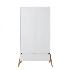 Bellamy Armoires Enfant Armoire 2 Portes 1 Tiroir Blanc