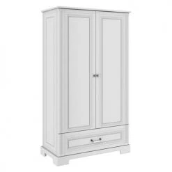 Bellamy Armoires Enfant Armoire 2 Portes 1 Tiroir Blanc