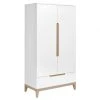 Nateo Concept Armoires Enfant Armoire 2 Portes 1 Tiroir Blanc Et Hêtre 2 Nateo Concept Armoires Enfant Armoire 2 Portes 1 Tiroir Blanc Et Hêtre -Armoires enfant Soldes armoire 2 portes 1 tiroir blanc et hetre