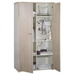 Sauthon Armoires Enfant Armoire 2 Portes 188x56x103cm Beige 9 Sauthon Armoires Enfant Armoire 2 Portes 188x56x103cm Beige -Armoires enfant Soldes armoire 2 portes 188x56x103cm beige 1