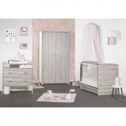 Sauthon Armoires Enfant Armoire 2 Portes 188x56x103cm Gris Foncé -Armoires enfant Soldes armoire 2 portes 188x56x103cm gris fonce 5