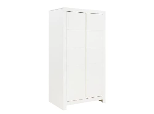 Bopita Armoires Enfant Armoire 2-portes Avec Rainures Blanc En MDF Et Panneaux De Particules 5 Bopita Armoires Enfant Armoire 2-portes Avec Rainures Blanc En MDF Et Panneaux De Particules – Image 3