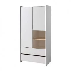 Vipack Armoires Enfant Armoire 2 Portes Blanc