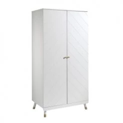 Vipack Armoires Enfant Armoire 2 Portes Blanc