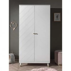 Vipack Armoires Enfant Armoire 2 Portes Blanc -Armoires enfant Soldes armoire 2 portes blanc 26