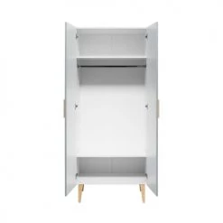 Bopita Armoires Enfant Armoire 2 Portes Blanc Gris -Armoires enfant Soldes armoire 2 portes blanc gris 2