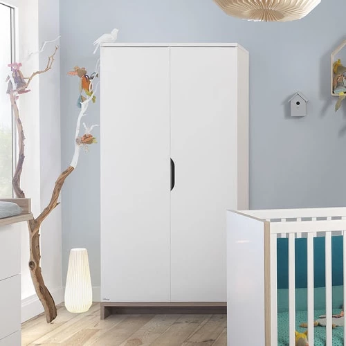 Galipette Armoires Enfant Armoire 2 Portes Blanc Naturel 4 Galipette Armoires Enfant Armoire 2 Portes Blanc Naturel – Image 2