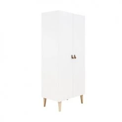 Bopita Armoires Enfant Armoire 2 Portes Blanc Naturel Naturel