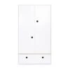 Wookids Armoires Enfant Armoire 2 Portes Façade Tiroir Blanc -Armoires enfant Soldes armoire 2 portes facade tiroir blanc