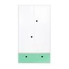 Wookids Armoires Enfant Armoire 2 Portes Façade Tiroir Vert Ocean 2 Wookids Armoires Enfant Armoire 2 Portes Façade Tiroir Vert Ocean -Armoires enfant Soldes armoire 2 portes facade tiroir vert ocean