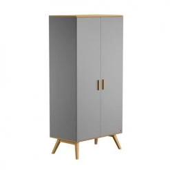 Vox Armoires Enfant Armoire 2 Portes Gris