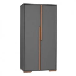 Pinio Armoires Enfant Armoire 2 Portes Gris Naturel