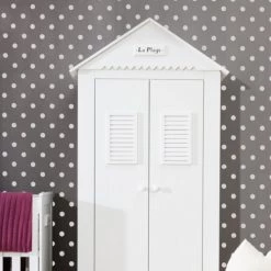 Pinio Armoires Enfant Armoire 2 Portes Haute Blanc -Armoires enfant Soldes armoire 2 portes haute blanc 3