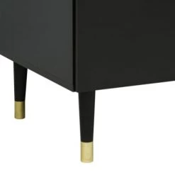 Bopita Armoires Enfant Armoire 2-portes Noir Mat En MDF Et Panneaux De Particules -Armoires enfant Soldes armoire 2 portes noir mat en mdf et panneaux de particules 4