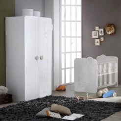 Terre De Nuit Armoires Enfant Armoire 2 Portes Ours Teddy 57cm -Armoires enfant Soldes armoire 2 portes ours teddy 57cm 2
