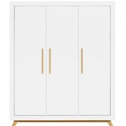 Bopita Armoires Enfant Armoire 3 Portes Blanc