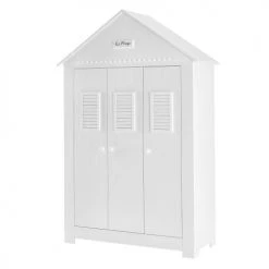 Pinio Armoires Enfant Armoire 3 Portes Blanc