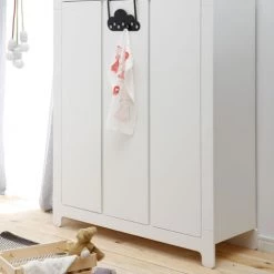 Pinio Armoires Enfant Armoire 3 Portes Blanc -Armoires enfant Soldes armoire 3 portes blanc 56