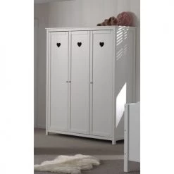 Vipack Armoires Enfant Armoire 3 Portes Blanc -Armoires enfant Soldes armoire 3 portes blanc 59