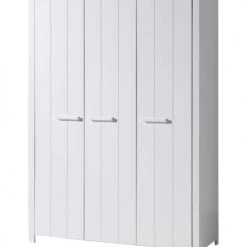 Vipack Armoires Enfant Armoire 3 Portes Blanc