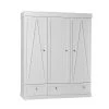 Pinio Armoires Enfant Armoire 3 Portes Blanc -Armoires enfant Soldes armoire 3 portes blanc 73