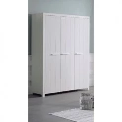 Vipack Armoires Enfant Armoire 3 Portes Blanc -Armoires enfant Soldes armoire 3 portes blanc 80