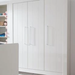 Pinio Armoires Enfant Armoire 3 Portes Blanc -Armoires enfant Soldes armoire 3 portes blanc 87