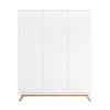 Bopita Armoires Enfant Armoire 3 Portes Blanc Naturel