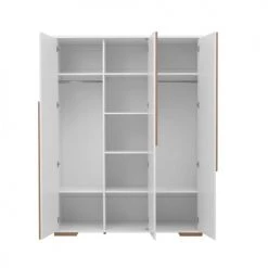 Pinio Armoires Enfant Armoire 3 Portes Blanc Naturel -Armoires enfant Soldes armoire 3 portes blanc naturel 12