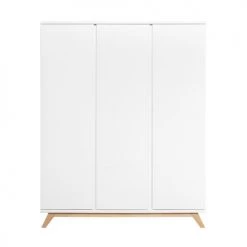 Bopita Armoires Enfant Armoire 3 Portes Blanc Naturel