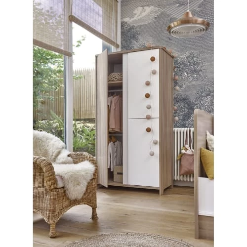 Galipette Armoires Enfant Armoire 3 Portes Chêne Blanc 7 Galipette Armoires Enfant Armoire 3 Portes Chêne Blanc – Image 5