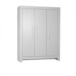 Pinio Armoires Enfant Armoire 3 Portes Gris