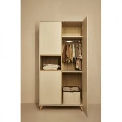 Quax Armoires Enfant Armoire 3 Portes Gris -Armoires enfant Soldes armoire 3 portes gris 2
