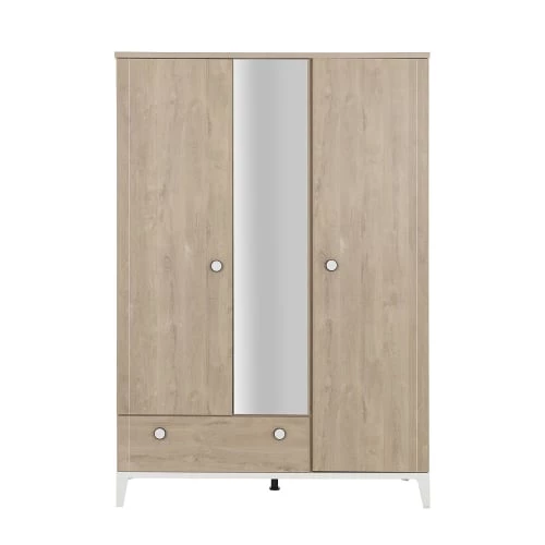 Galipette Armoires Enfant Armoire 3 Portes Naturel 4 Galipette Armoires Enfant Armoire 3 Portes Naturel – Image 2