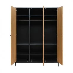 Bopita Armoires Enfant Armoire 3 Portes Noir Naturel Naturel 10 Bopita Armoires Enfant Armoire 3 Portes Noir Naturel Naturel -Armoires enfant Soldes armoire 3 portes noir naturel naturel 2