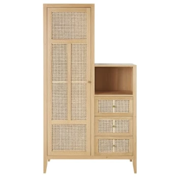 Maisons Du Monde Armoires Enfant Armoire Asymétrique 1 Porte 3 Tiroirs Cannage En Rotin Beige 8 Maisons Du Monde Armoires Enfant Armoire Asymétrique 1 Porte 3 Tiroirs Cannage En Rotin Beige – Image 6