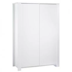Sauthon Armoires Enfant Armoire Bébé 2 Portes 191x130x58cm En Bois Blanc