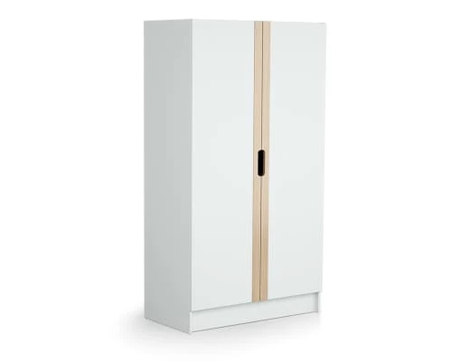 AT4 Armoires Enfant Armoire Blanc Et Hêtre Verni 3 AT4 Armoires Enfant Armoire Blanc Et Hêtre Verni