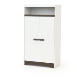 AT4 Armoires Enfant Armoire Blanc Et Gris 13 AT4 Armoires Enfant Armoire Blanc Et Gris -Armoires enfant Soldes armoire blanc et taupe 1