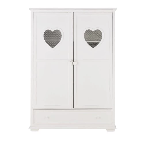 Maisons Du Monde Armoires Enfant Armoire Blanche 2 Portes 1 Tiroir 5 Maisons Du Monde Armoires Enfant Armoire Blanche 2 Portes 1 Tiroir – Image 3
