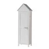 Terre De Nuit Armoires Enfant Armoire Cabane 1 Porte En Bois Blanc 192cm -Armoires enfant Soldes armoire cabane 1 porte en bois blanc 192cm