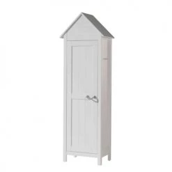 Terre De Nuit Armoires Enfant Armoire Cabane 1 Porte En Bois Blanc 192cm