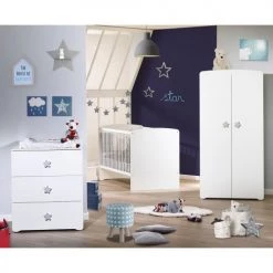 BabyPrice Armoires Enfant Armoire Chambre 2 Portes 175x85x56cm En Bois Blanc 7 BabyPrice Armoires Enfant Armoire Chambre 2 Portes 175x85x56cm En Bois Blanc -Armoires enfant Soldes armoire chambre 2 portes 175x85x56cm en bois blanc 2